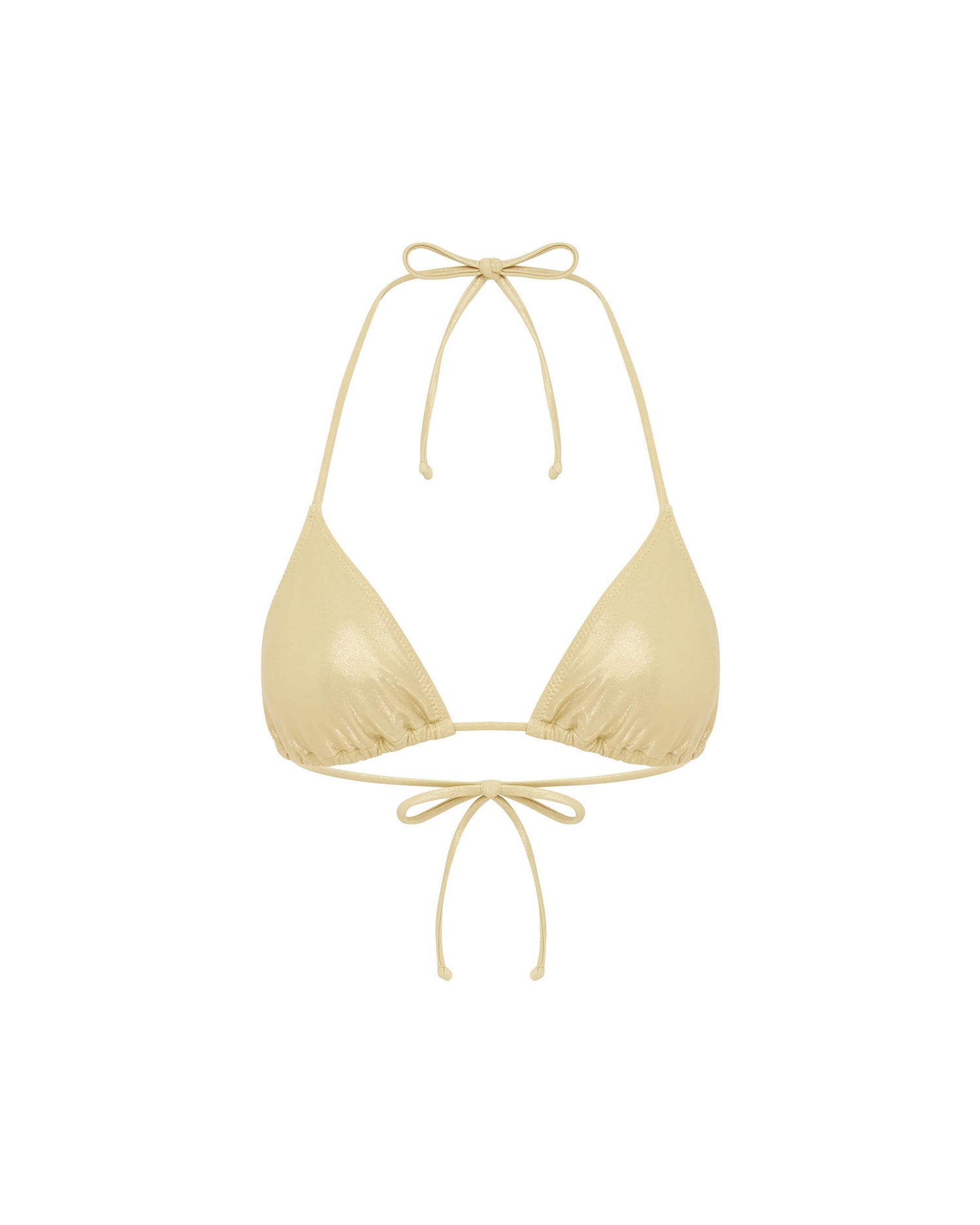 Its now cool BIKINI TOP LUXE TRI TOP - CHAMPAGNE in der Champagne