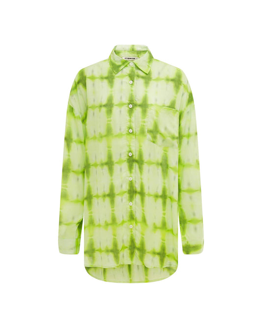 Its now cool WOVEN SHIRTS THE L/S LEISURE SHIRT - LIMEWASH in Limewash