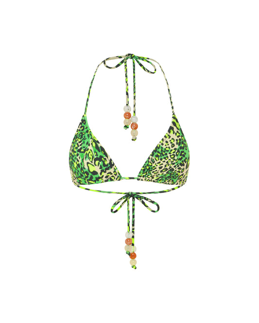 Its now cool BIKINI TOP TRIANGLE TOP - IGUANA en Iguana