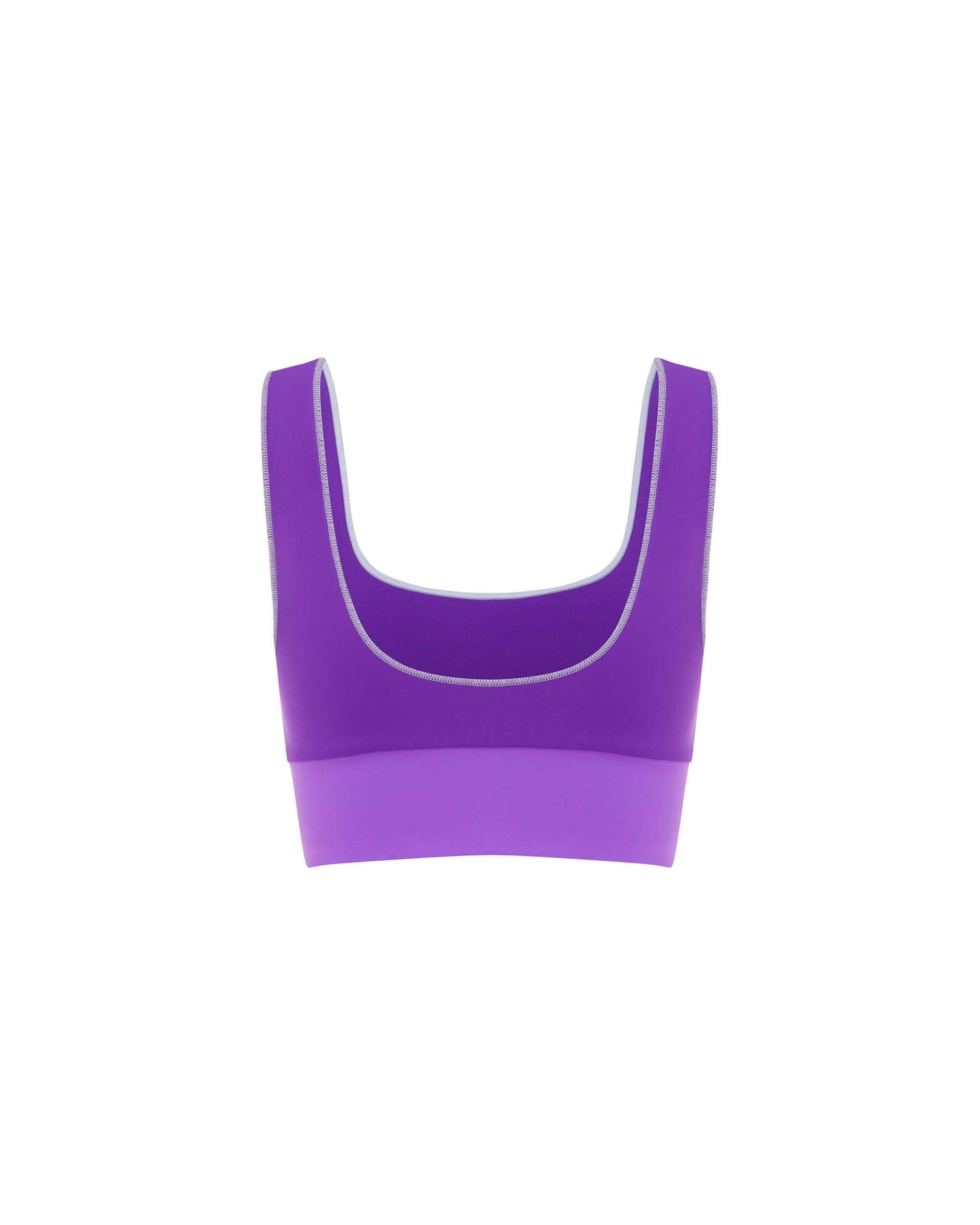 Its now cool BIKINI TOP EL CONTOUR CROP - PERIWINKE