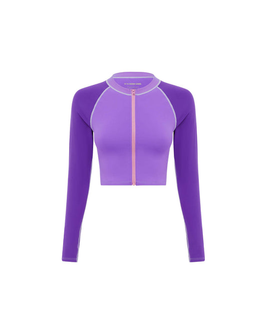 Its now cool SWIMWEAR EL CONTOUR RASHGUARD - PERIWINKE