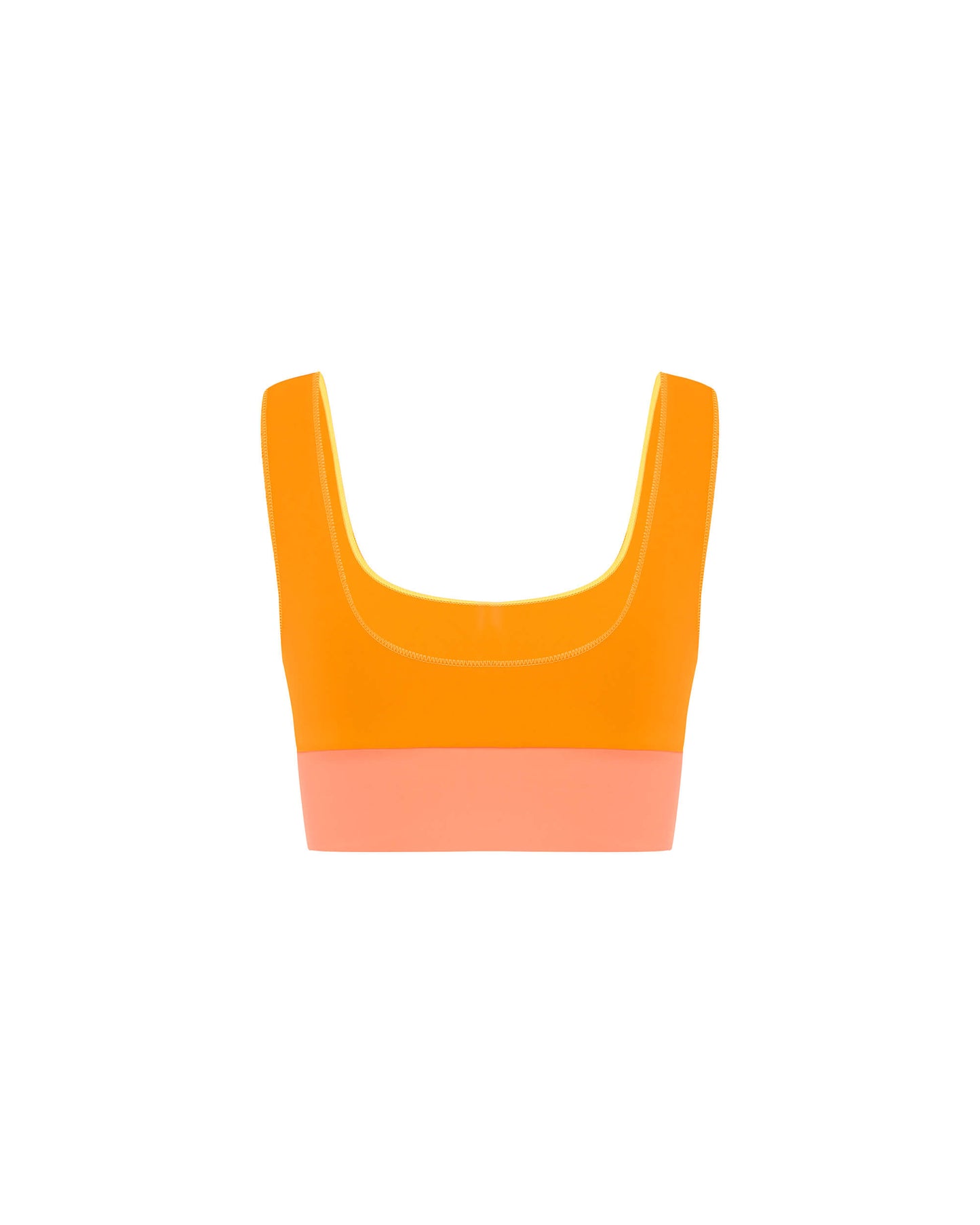 Its now cool BIKINI TOP CONTOUR CROP TOP - PÊCHES dans Pêches