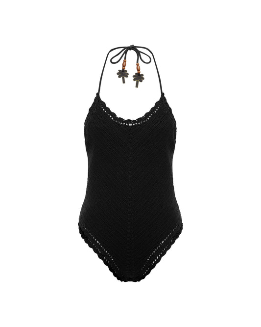 Its now cool SWIMWEAR THE CROCHET HALTER ONE PIECE - PALM BEACH à Palm Beach