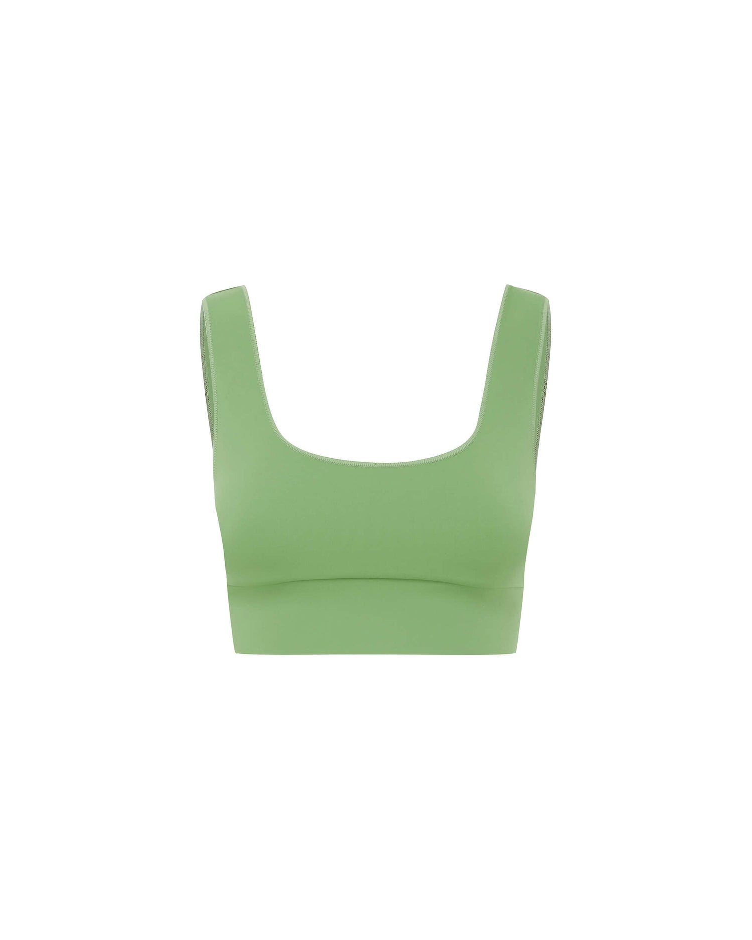 Its now cool BIKINI TOP CONTOUR CROP TOP - SAGE in Sage