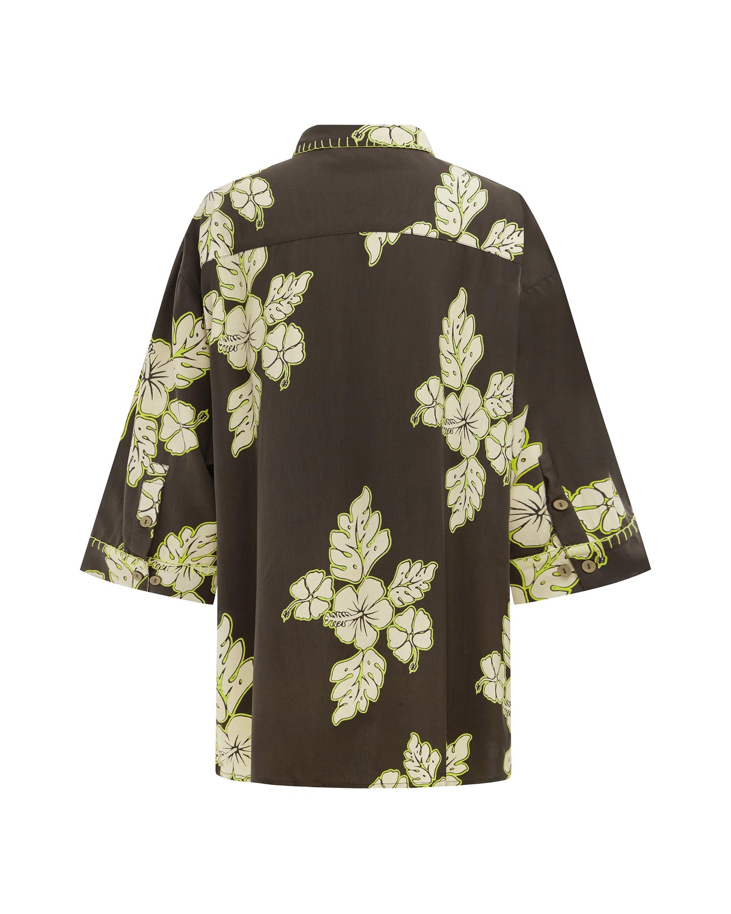 Its now cool CAMICIE IN VESTITO VACAY SHIRT  - HIBISCUS in ibisco