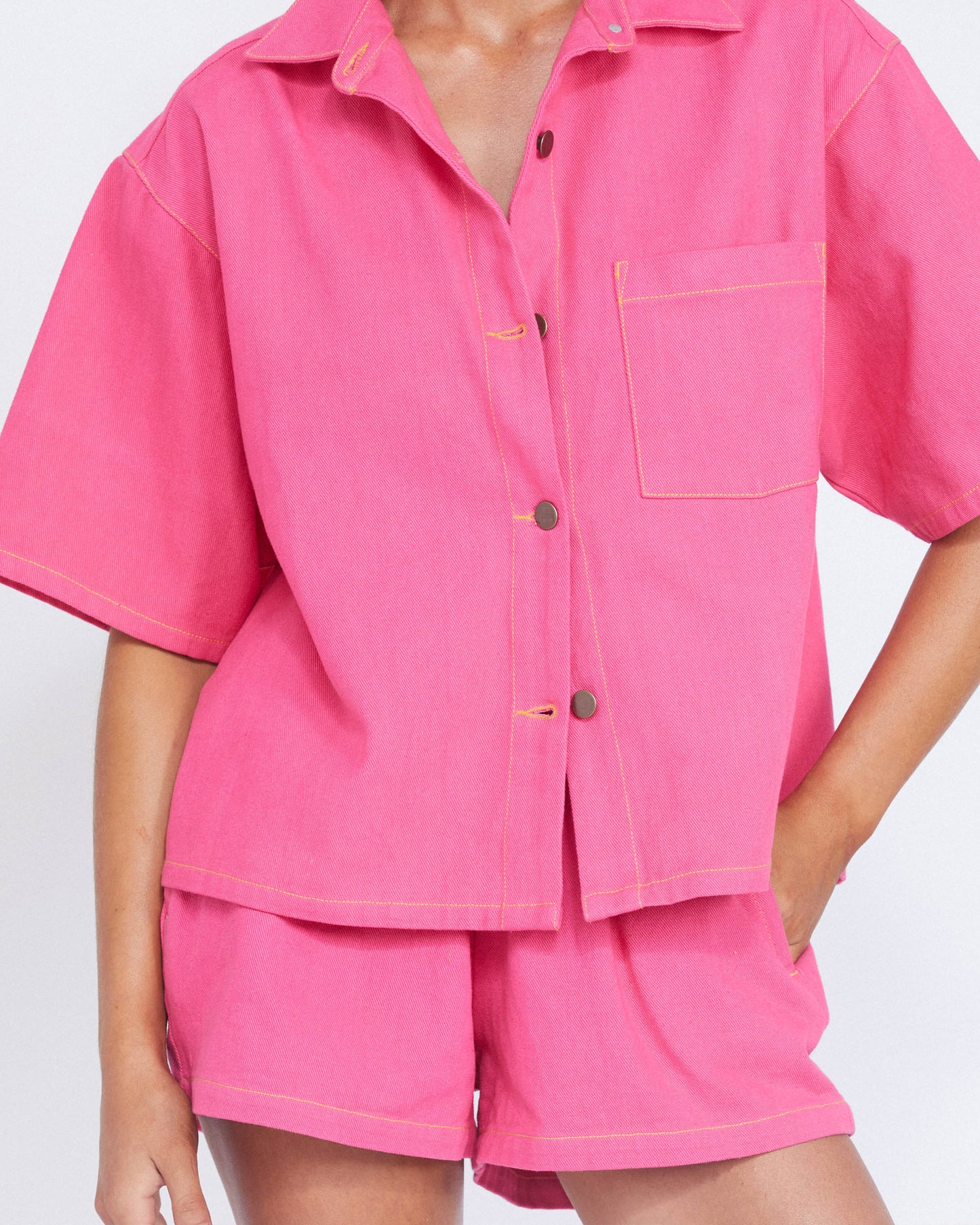 It's Now Cool Beachwear - Camicia a scatola - Roze