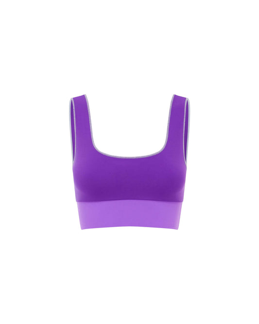 Its now cool BIKINI TOP DE CONTOUR CROP - PERIWINKE