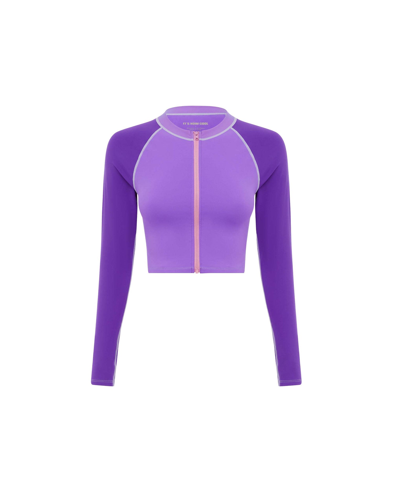 Its now cool SWIMWEAR DE CONTOUR RASHGUARD - PERIWINKE