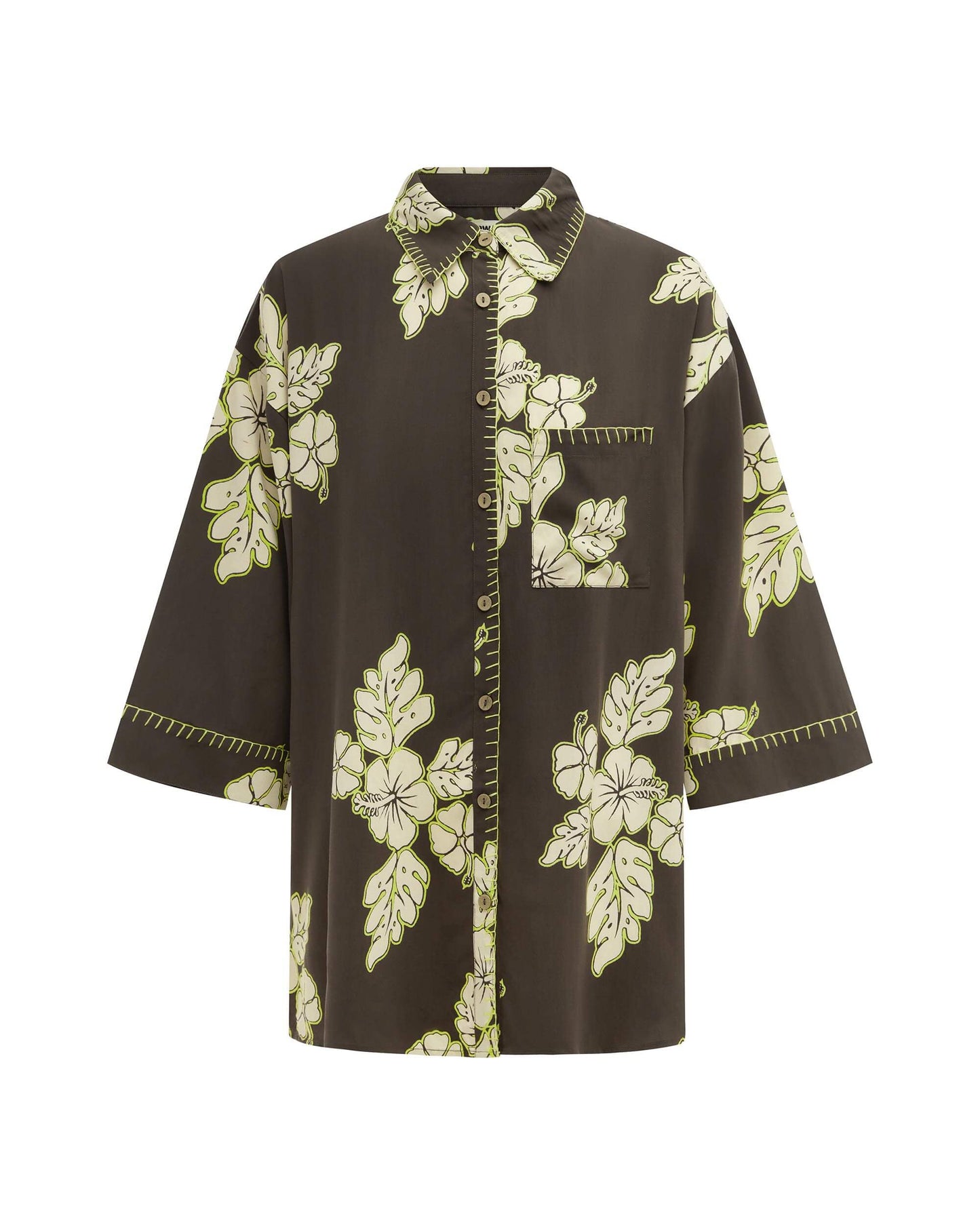 Its now cool WOVEN SHIRTS VACAY SHIRT  - HIBISCUS in Hibiscus