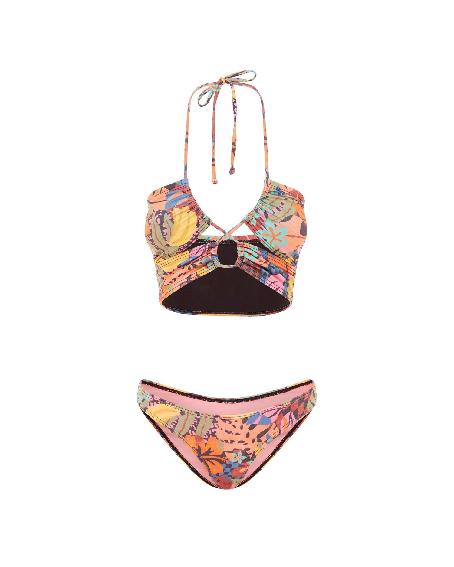 Its now cool BIKINI TOP MAMACITA KOKO CROP TOP  - MULTI KLEUR in Multi Colour