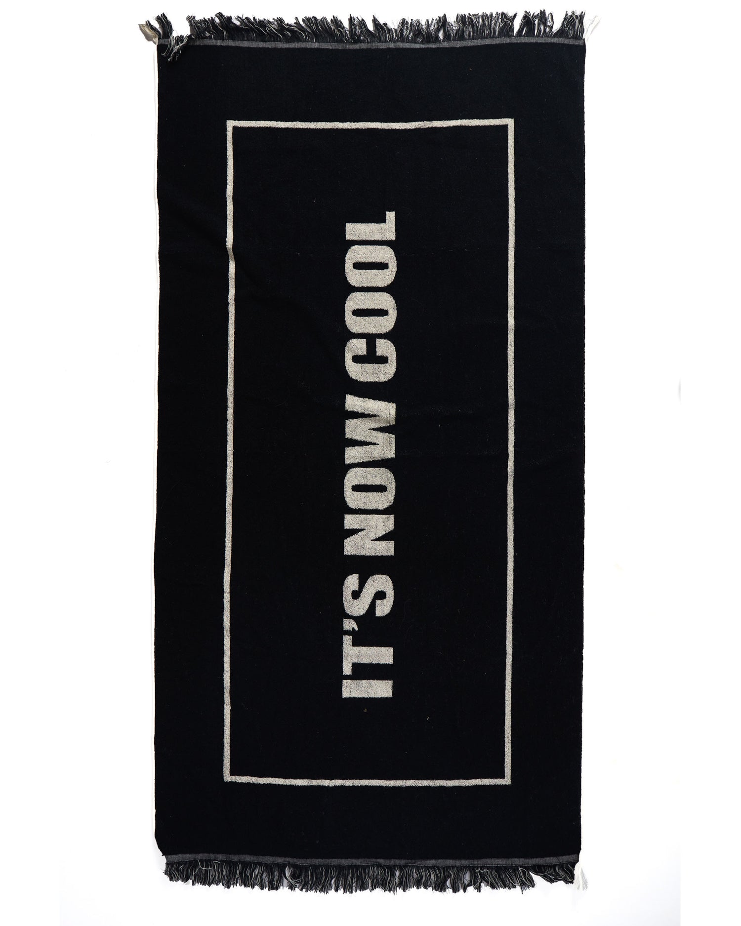 It's Now Cool Accessoires - Luxe handdoek - Zwart