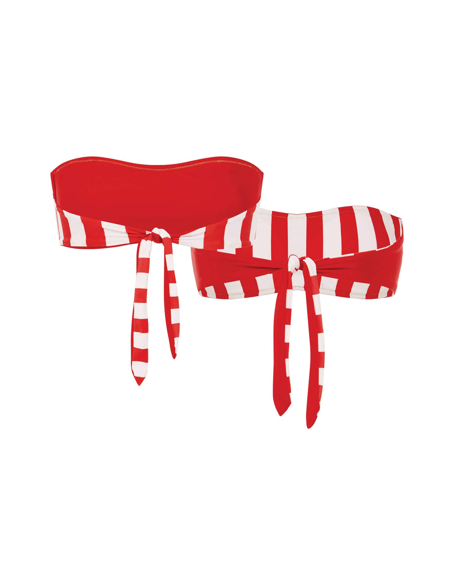 Its now cool Fato de banho THE REVO BANDEAU - RED TWIST em Red Twist